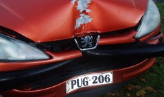 206 Peugeot Wreck